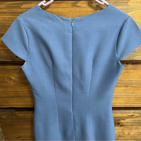 Blue Work Dress (Suit Material) - Picture 4 of 5